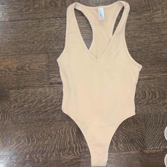 American Apparel Nude Bodysuit - Picture 1 of 2
